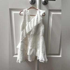 NWT BCBGirls Flutter Lace White Dress size 5